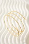 Heliophilia Silver Gld-3Sirpazu Pulsera de Latón y Zirconio Dorada